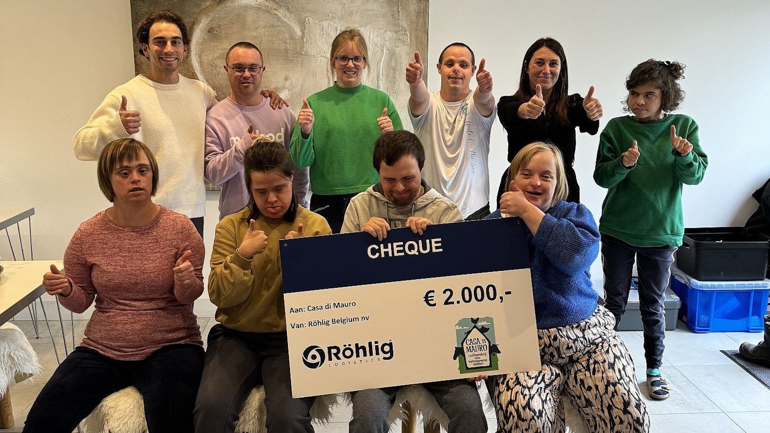 Belgische Niederlassung Wohltätigkeitsfoto